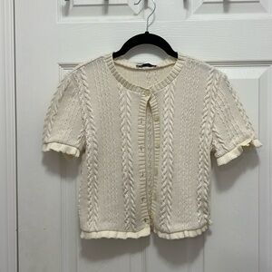 Zara Knit Button Cardigan